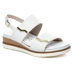 sandales-compensees blanc: même style de chaussures en ligne pour femmes que les Jb Martin