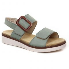 sandales-compensees vert: même style de chaussures en ligne pour femmes que les Tamaris