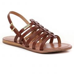 sandales-plates marron: même style de chaussures en ligne pour femmes que les Santafé