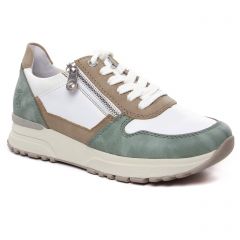 tennis-plateforme blanc vert: même style de chaussures en ligne pour femmes que les Vanessa Wu