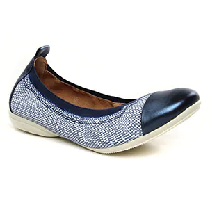 ballerines bleu marine: même style de chaussures en ligne pour femmes que les Émilie Karston