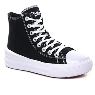 Dockers 50Vl202 Schwarz : chaussures dans la même tendance femme (baskets-mode noir) et disponibles à la vente en ligne 