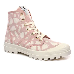 Pataugas Authentique Poudre : chaussures dans la même tendance femme (baskets-mode rose) et disponibles à la vente en ligne 