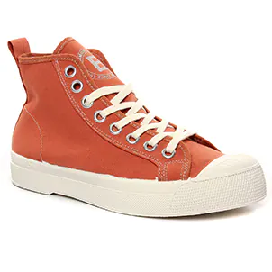 Bensimon F15904B79 J Paprika : chaussures dans la même tendance femme (baskets-mode rouge orangé) et disponibles à la vente en ligne 