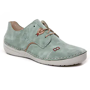 Rieker 52528-52 Mint : chaussures dans la même tendance femme (derbys vert) et disponibles à la vente en ligne 