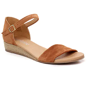 Scarlatine 44709 Lumaca : chaussures dans la même tendance femme (espadrilles-compensees marron) et disponibles à la vente en ligne 