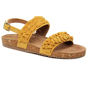sandales jaune même style de chaussures en ligne pour femmes que les  Tamaris