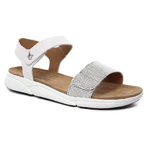 sandales-plates blanc: même style de chaussures en ligne pour femmes que les Remonte