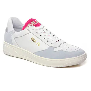 tennis blanc rose: même style de chaussures en ligne pour femmes que les Tamaris
