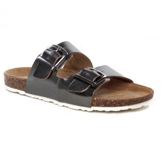Nu Pieds Et Sandales Marco Tozzi 27405 Gun Metal, vue principale de la chaussure femme
