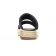 espadrilles compensées noir mode femme printemps été vue 7