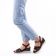 nu-pieds compensés bleu marine mode femme printemps été vue 8