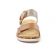 sandales compensées beige marron mode femme printemps été vue 6