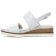 sandales compensées blanc mode femme printemps été vue 3
