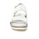 sandales compensées blanc mode femme printemps été vue 6