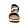 sandales compensées noir mode femme printemps été vue 6