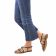 Sandales Plates noir métal mode femme printemps été vue 8