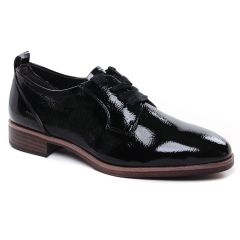 derbys noir vernis: même style de chaussures en ligne pour femmes que les Tamaris
