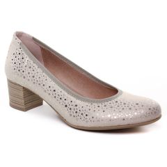 Chaussures femme été 2023 - escarpins Dorking blanc creme