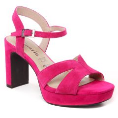 nu-pieds-talons-hauts rose: même style de chaussures en ligne pour femmes que les Les Tropéziennes