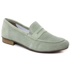 mocassins-confort vert: même style de chaussures en ligne pour femmes que les Rieker