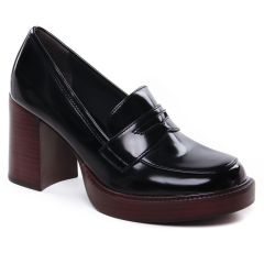 mocassins-talon-haut noir: même style de chaussures en ligne pour femmes que les Tamaris