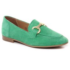 mocassins vert: même style de chaussures en ligne pour femmes que les Tamaris