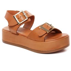 sandales-compensees marron: même style de chaussures en ligne pour femmes que les Scarlatine