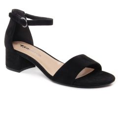 nu-pieds-talon noir: même style de chaussures en ligne pour femmes que les Rieker