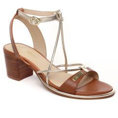 nu-pieds-talons-hauts marron doré: même style de chaussures en ligne pour femmes que les Les Tropéziennes