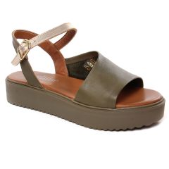 sandales-compensees vert kaki: même style de chaussures en ligne pour femmes que les Scarlatine