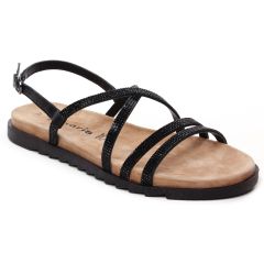 sandales noir: même style de chaussures en ligne pour femmes que les Tamaris