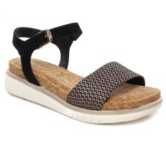 sandales noir: même style de chaussures en ligne pour femmes que les Tamaris