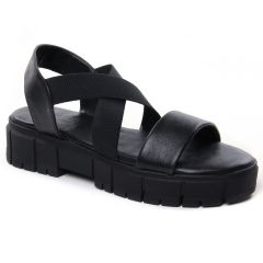 sandales-compensees noir: même style de chaussures en ligne pour femmes que les Dorking