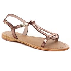 sandales rose doré: même style de chaussures en ligne pour femmes que les Les Tropéziennes