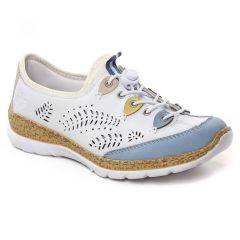 Rieker N4276-80 Ciel Weiss : chaussures dans la même tendance femme (tennis blanc) et disponibles à la vente en ligne 