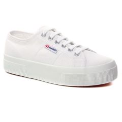 tennis-plateforme blanc: même style de chaussures en ligne pour femmes que les Superga