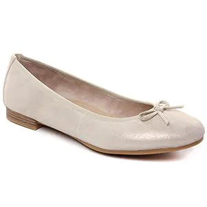 Tamaris 22116 Cashm Pea Sued : chaussures dans la même tendance femme (ballerines beige doré) et disponibles à la vente en ligne 