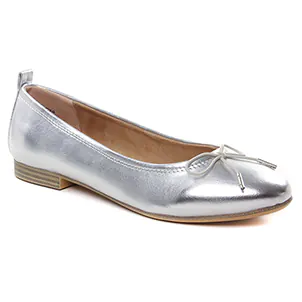 ballerines gris argent: même style de chaussures en ligne pour femmes que les Caprice