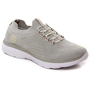 Rieker M5074-64 Stone : chaussures dans la même tendance femme (baskets-mode beige taupe) et disponibles à la vente en ligne 