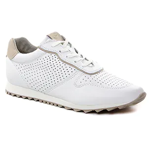 Tamaris 23614 White Nature : chaussures dans la même tendance femme (baskets-mode blanc beige) et disponibles à la vente en ligne 