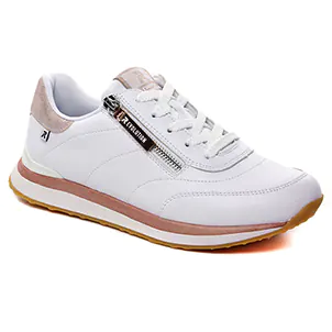 Rieker 42505-80 Weiss Rosegold : chaussures dans la même tendance femme (baskets-mode blanc rose) et disponibles à la vente en ligne 