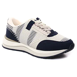 baskets-mode bleu blanc même style de chaussures en ligne pour femmes que les  Rieker
