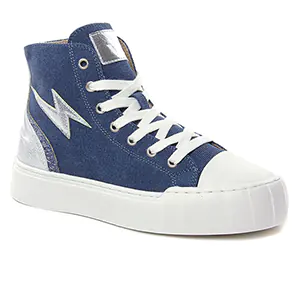Vanessa Wu Bk2570 Jean : chaussures dans la même tendance femme (baskets-mode bleu) et disponibles à la vente en ligne 