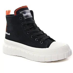 Refresh 170791 Black : chaussures dans la même tendance femme (baskets-mode noir) et disponibles à la vente en ligne 