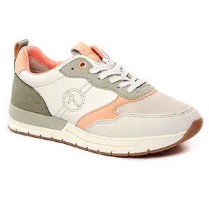 Tamaris 23733 Pistacchio Com : chaussures dans la même tendance femme (baskets-mode vert beige multi) et disponibles à la vente en ligne 