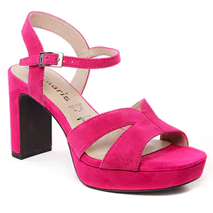 nu-pieds-talons-hauts rose même style de chaussures en ligne pour femmes que les  Les Tropéziennes