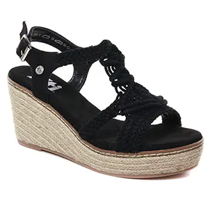 Xti 140872 Black : chaussures dans la même tendance femme (espadrilles-compensees noir) et disponibles à la vente en ligne 
