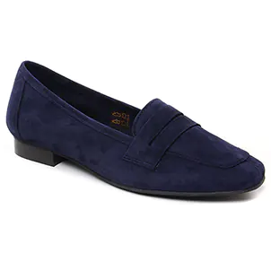 mocassins bleu marine: même style de chaussures en ligne pour femmes que les Tamaris
