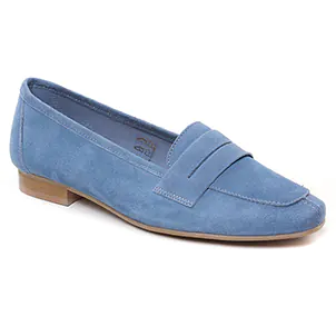 Scarlatine Co11029An Jeans : chaussures dans la même tendance femme (mocassins bleu) et disponibles à la vente en ligne 